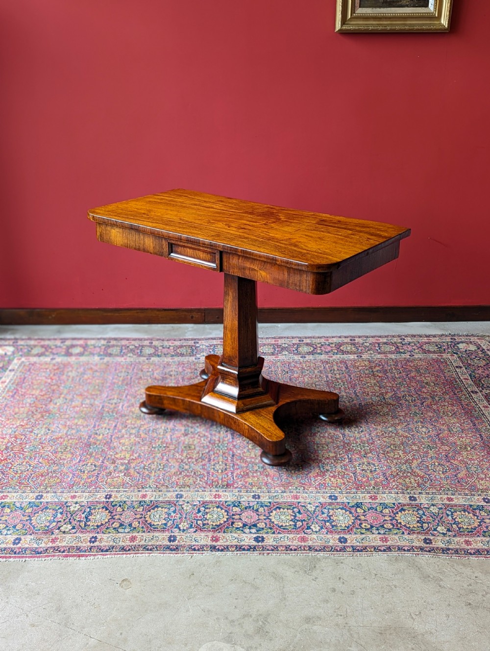 Antique 19th Century Rosewood Console Table