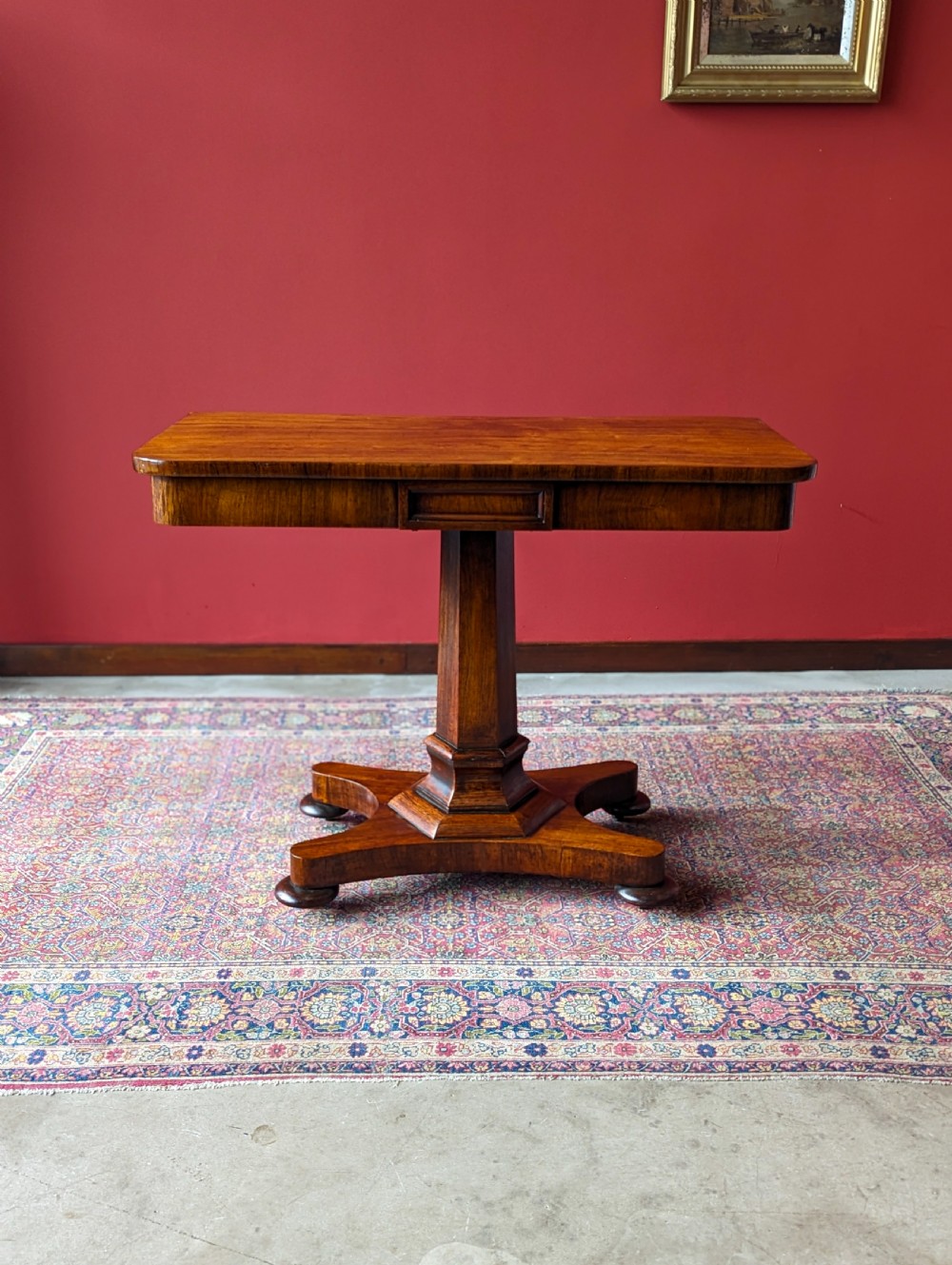 Antique 19th Century Rosewood Console Table View II