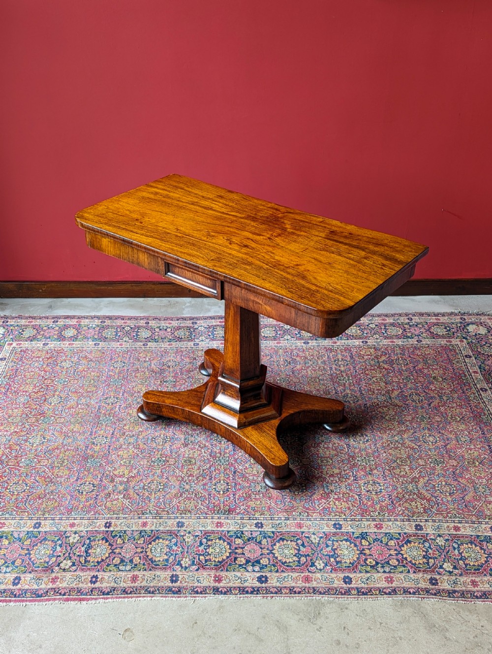 Antique 19th Century Rosewood Console Table View VI