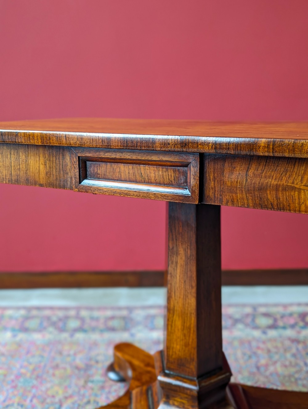 Antique 19th Century Rosewood Console Table View VIII