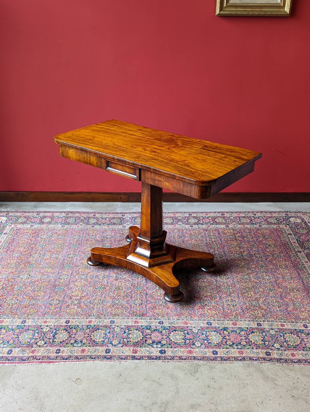 Antique 19th Century Rosewood Console Table View X