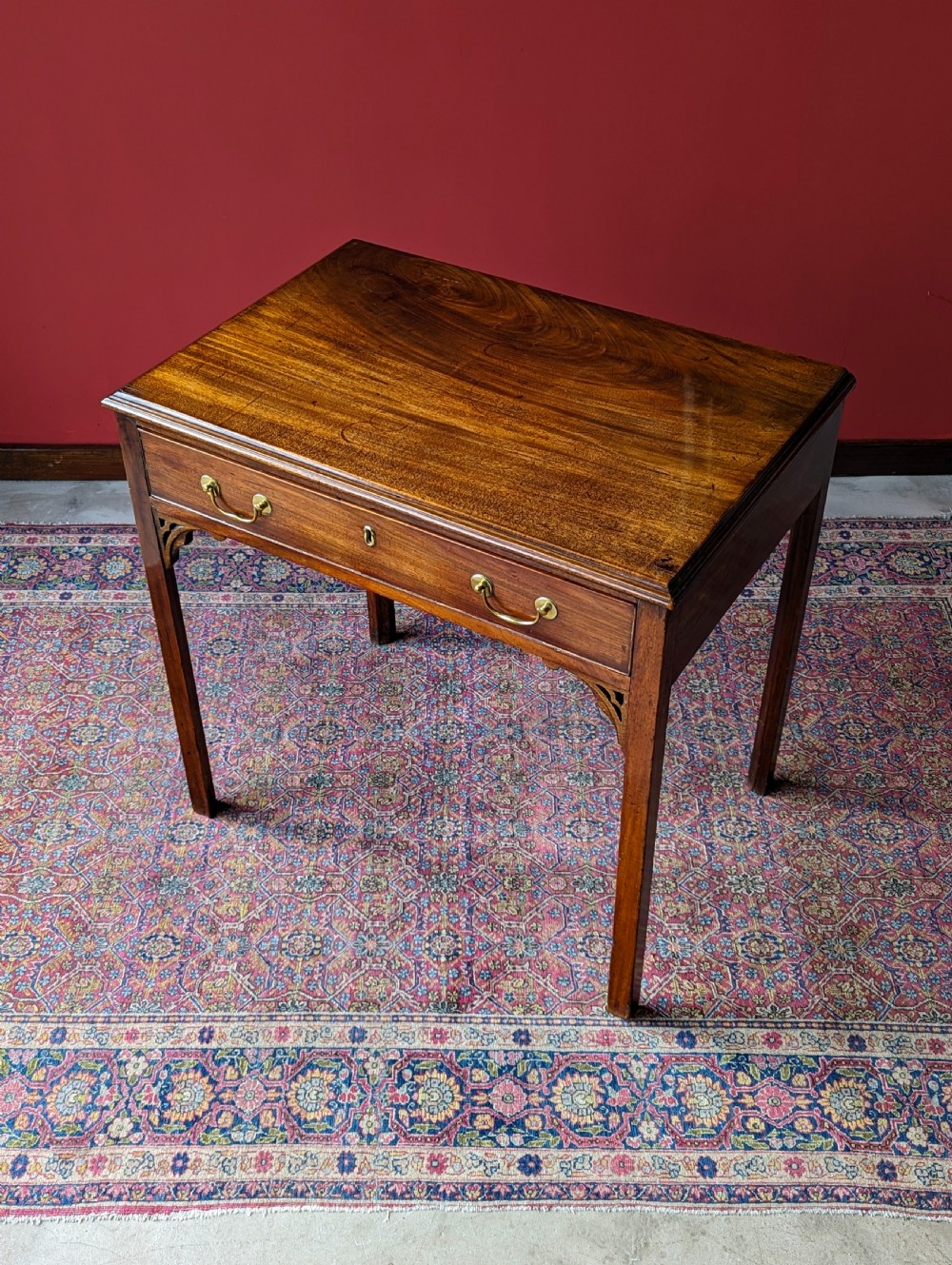 Antique Georgian Mahogany Side Table View VI