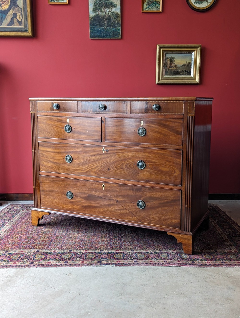 Antique Victorian Mahogany Chest of Drawers