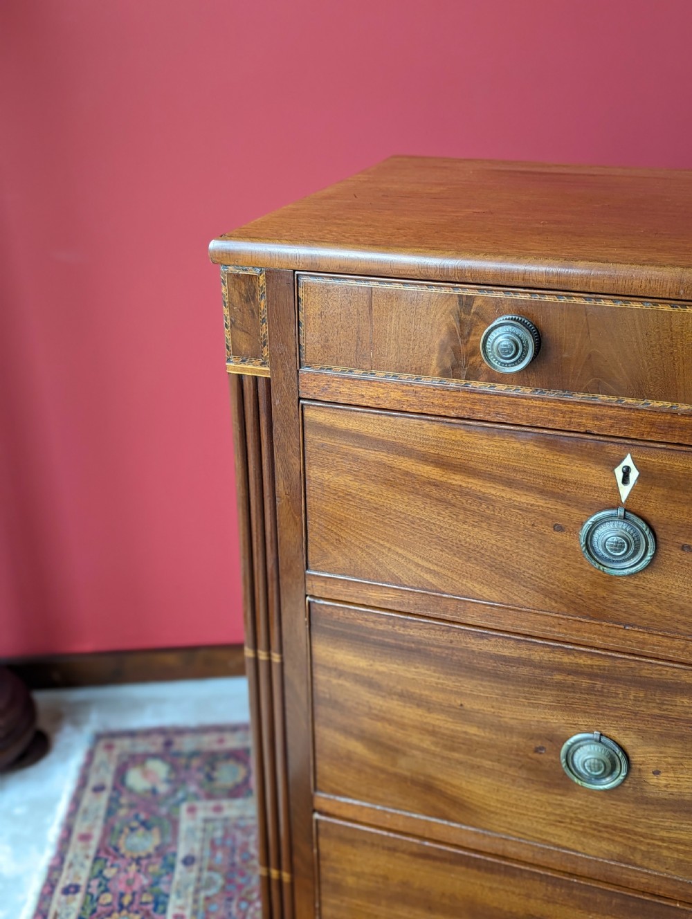 Antique Victorian Mahogany Chest of Drawers View IV