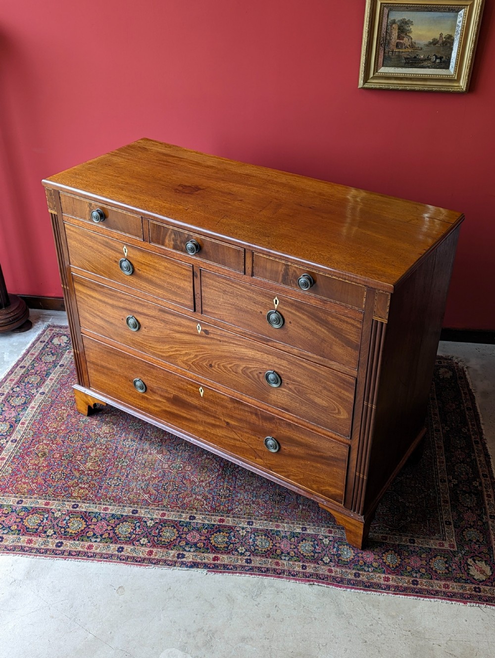 Antique Victorian Mahogany Chest of Drawers View VI