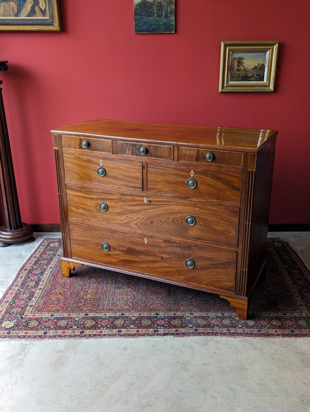 Antique Victorian Mahogany Chest of Drawers View IX