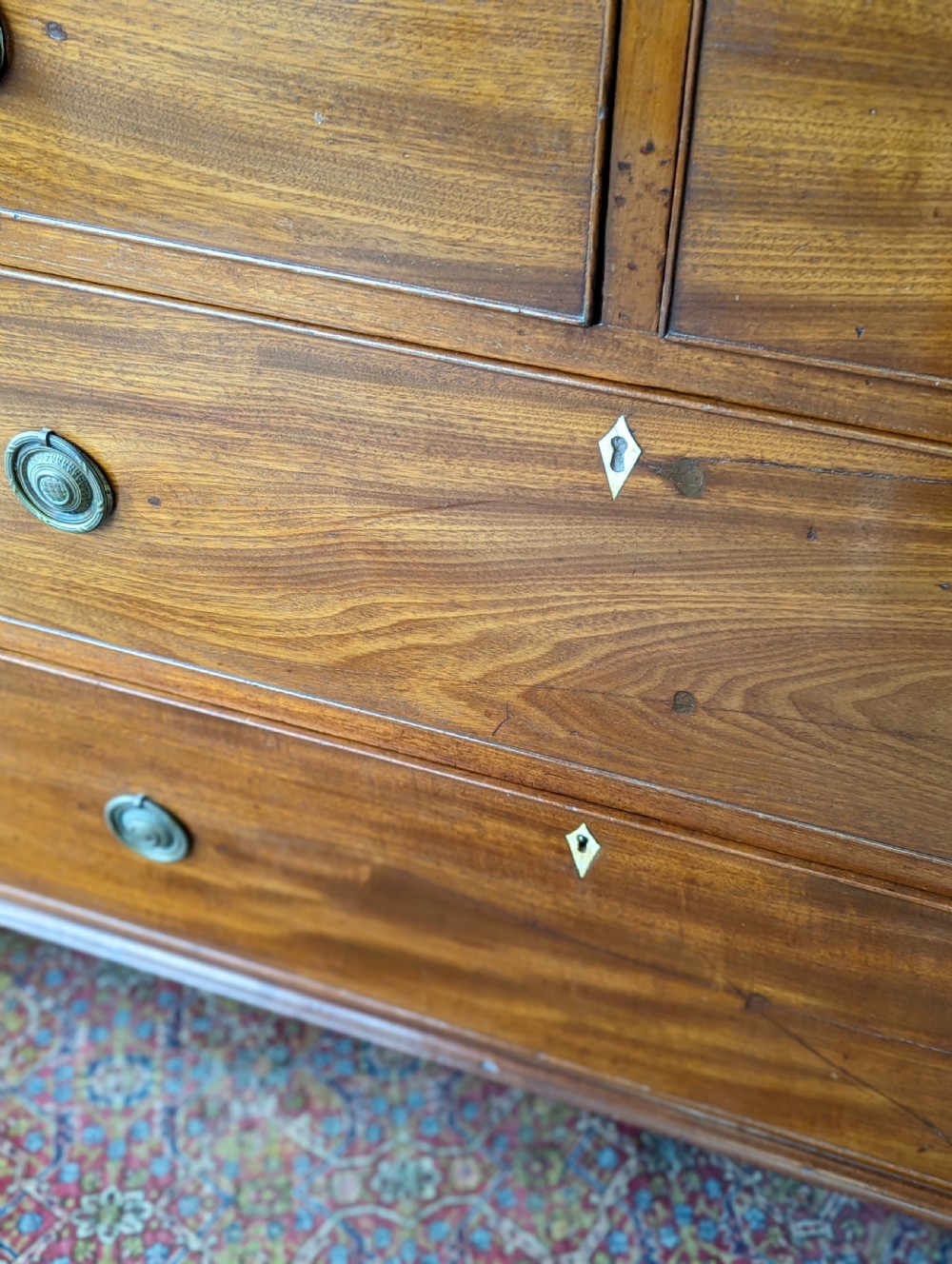Antique Victorian Mahogany Chest of Drawers View X