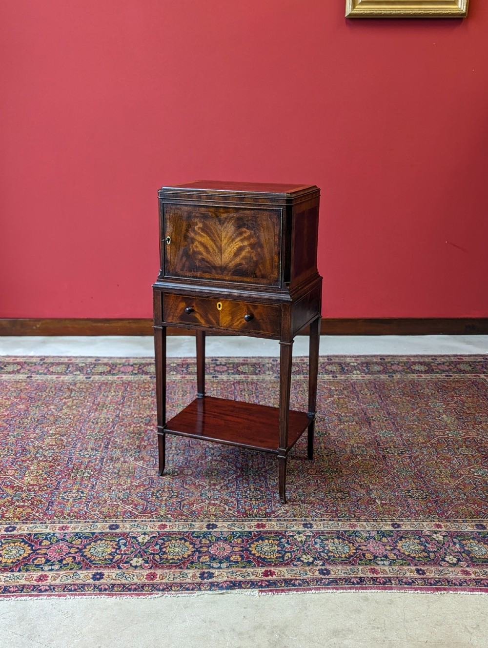 Antique Victorian Mahogany Bedside