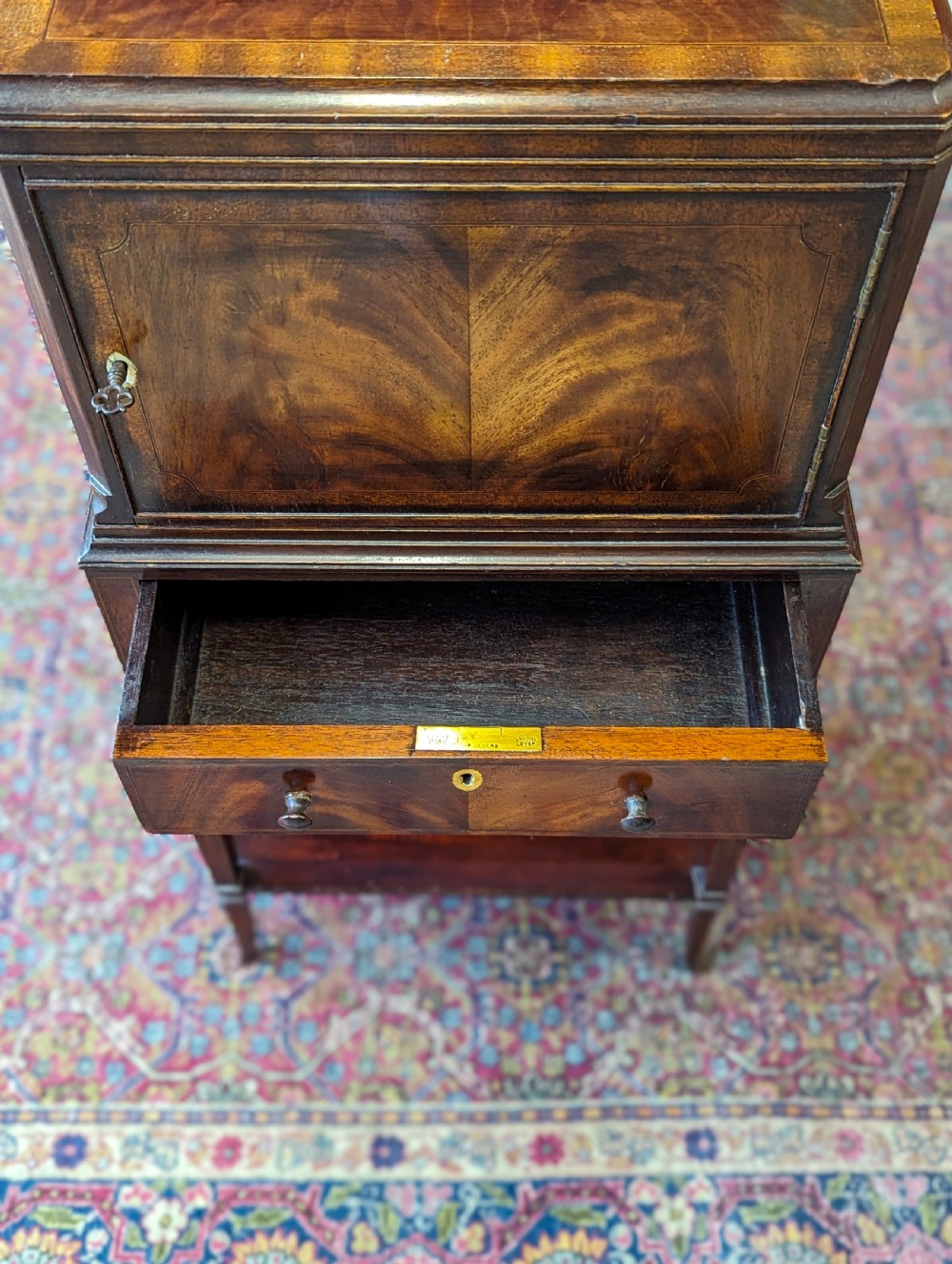 Antique Victorian Mahogany Bedside View VI