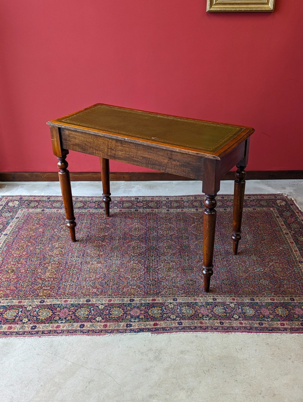 Antique Victorian Mahogany Writing Table View III