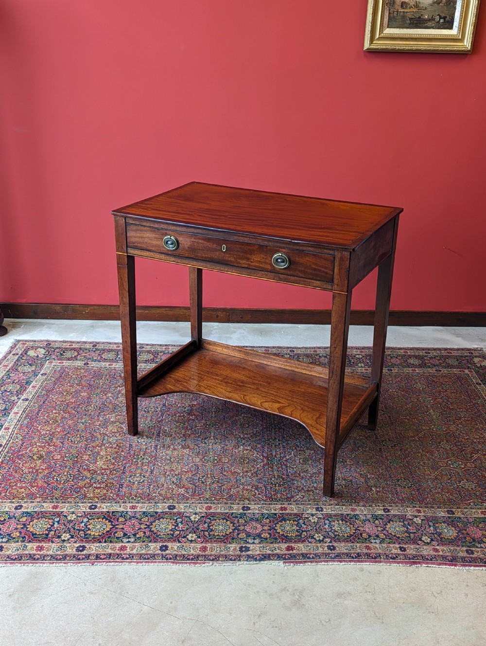 Antique Georgian Mahogany Side Table