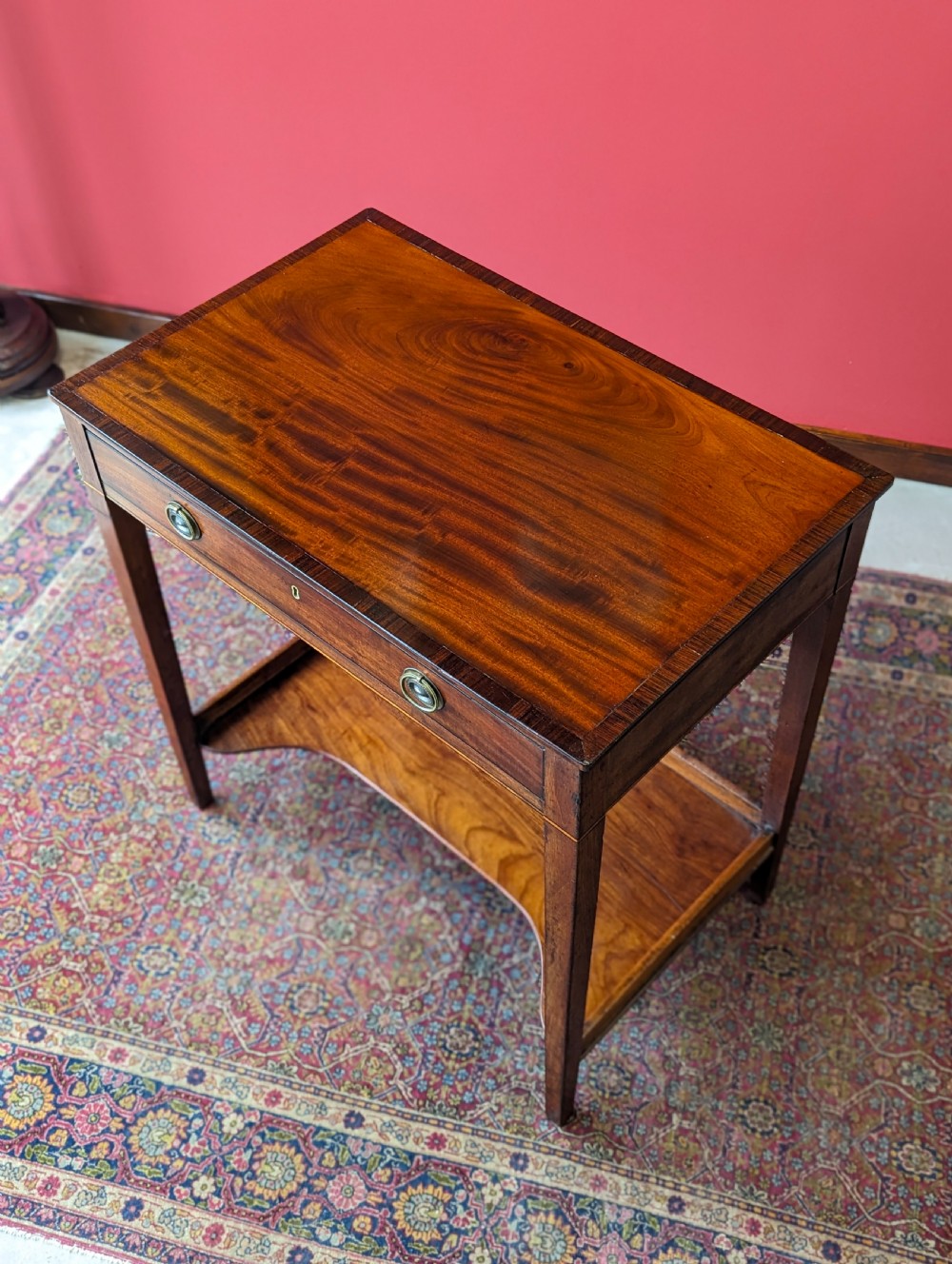 Antique Georgian Mahogany Side Table View VI