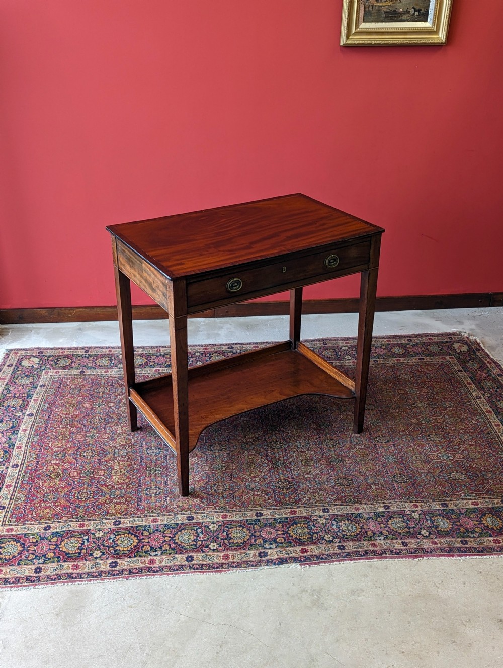 Antique Georgian Mahogany Side Table View VII