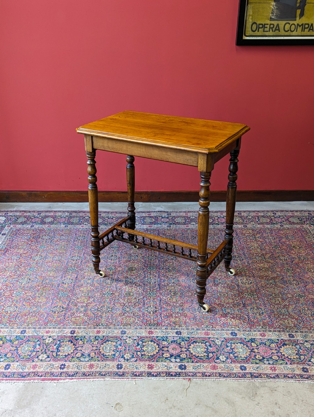 Antique Victorian Aesthetic Movement Walnut Side Table