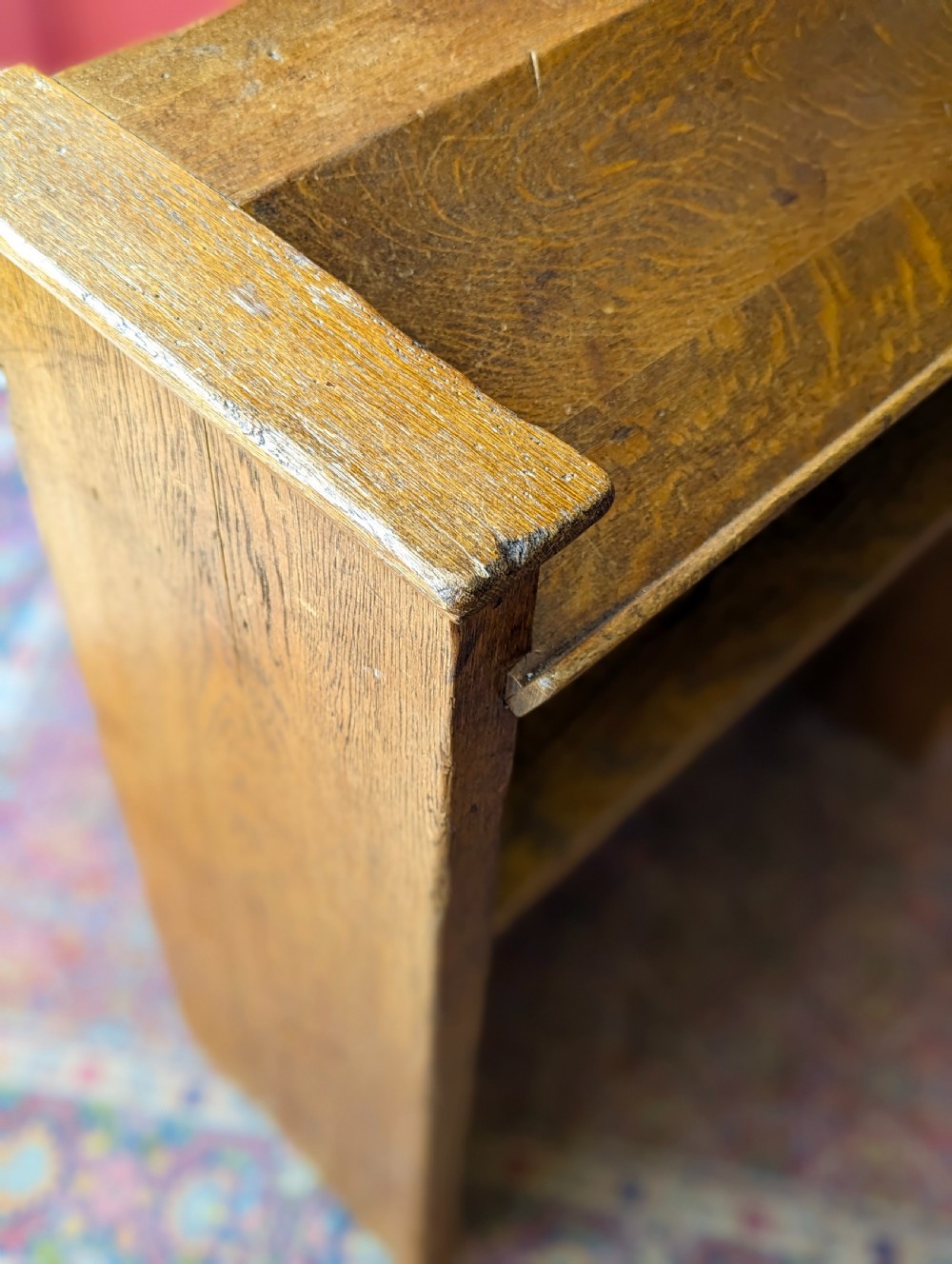 Antique Late 19th Century Light Oak Lectern View II