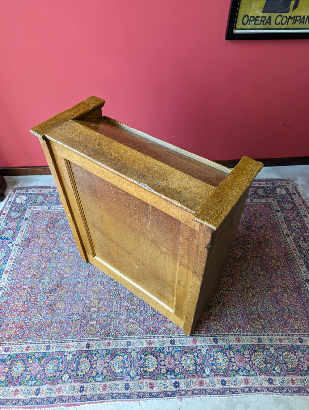 Antique Late 19th Century Light Oak Lectern View VI