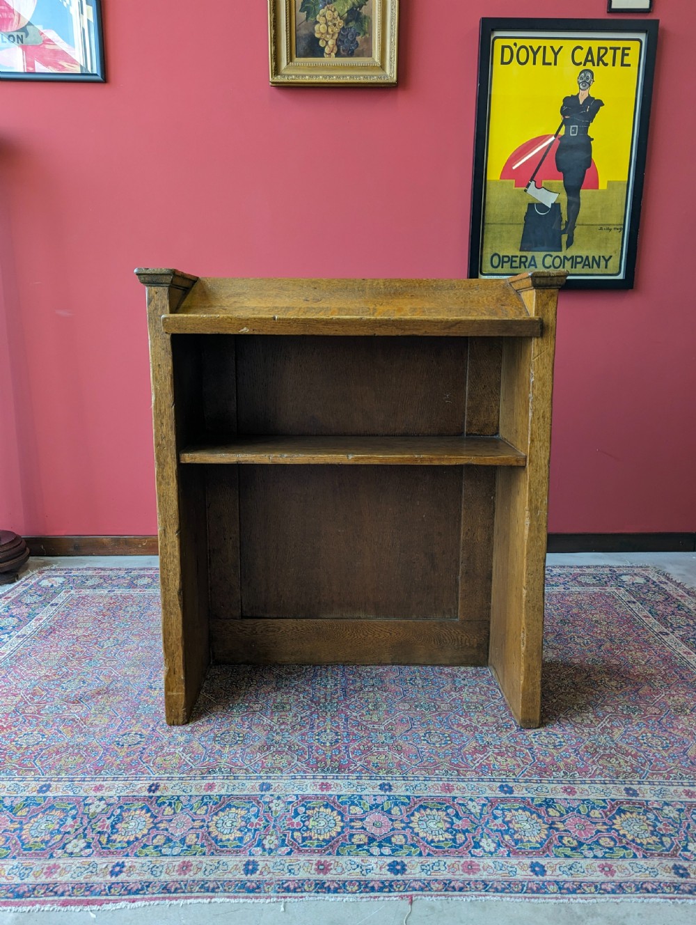 Antique Late 19th Century Light Oak Lectern View X