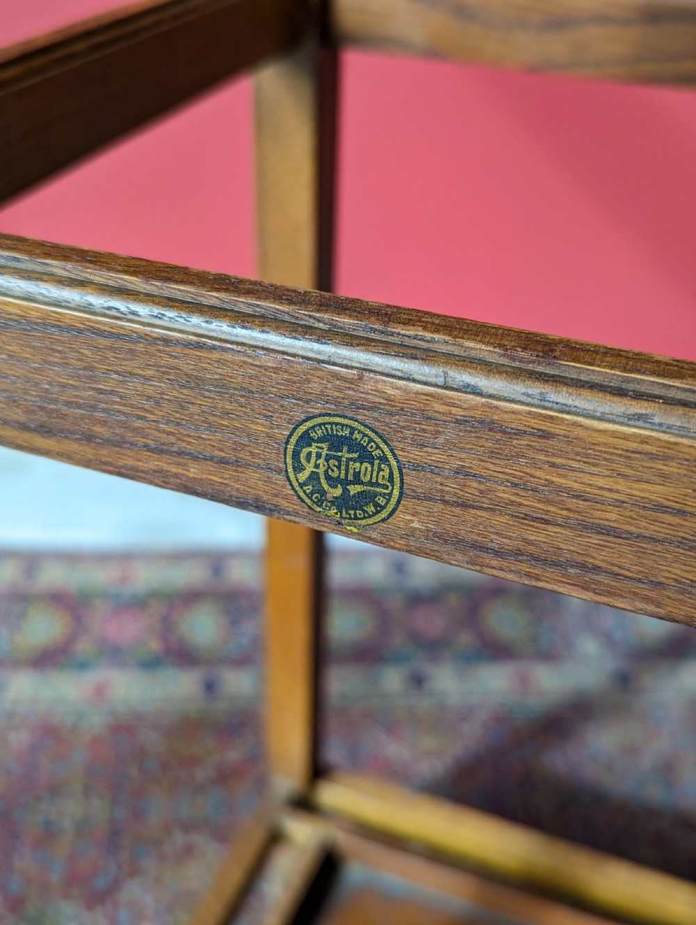 Vintage 1930’s Industrial Oak Hall Stand / Coat Stand by Astrola View X