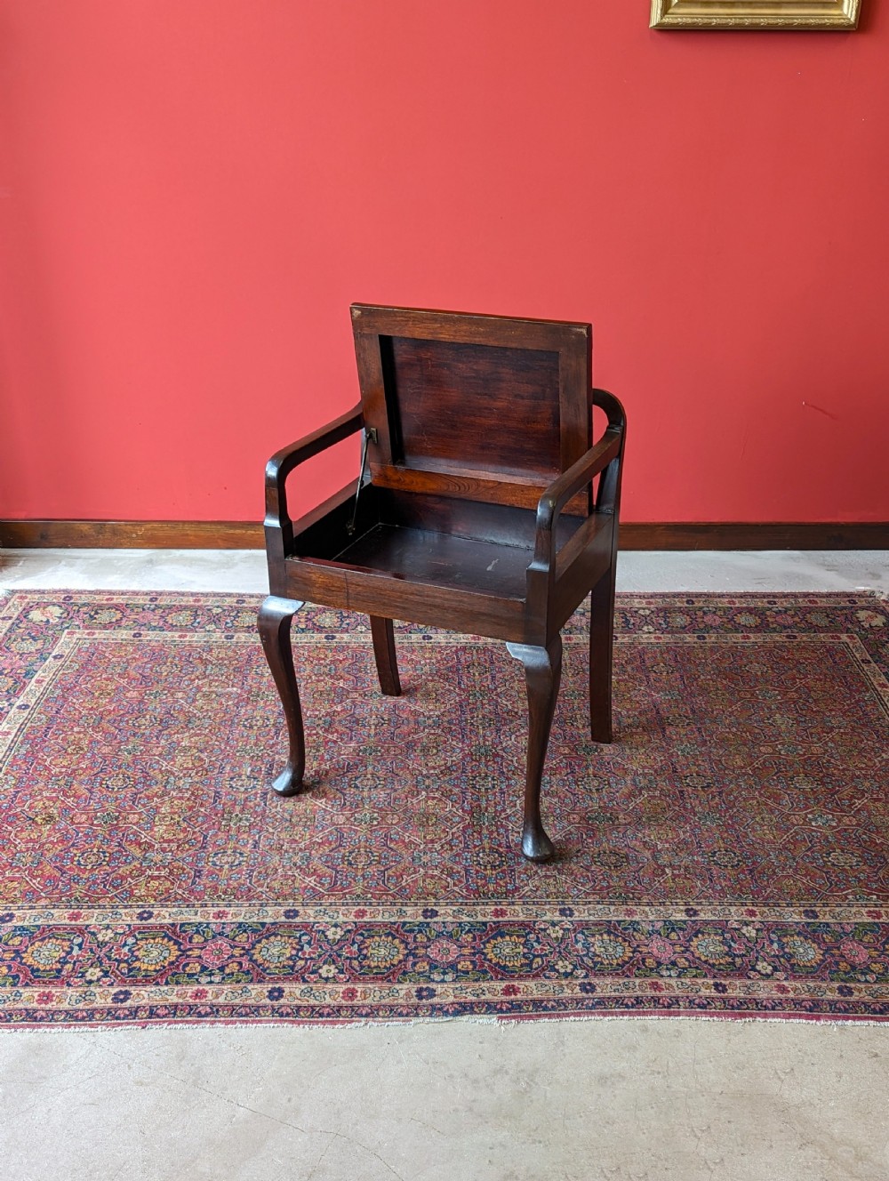 Antique Edwardian Mahogany Piano Stool View VIII