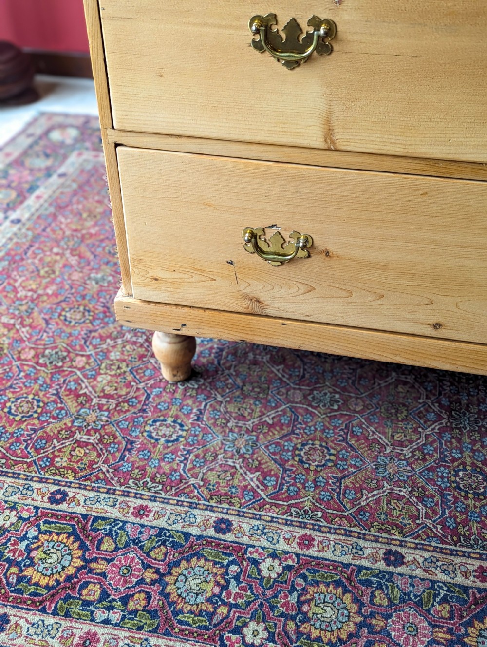 Antique Victorian Pine Chest of Drawers View VI