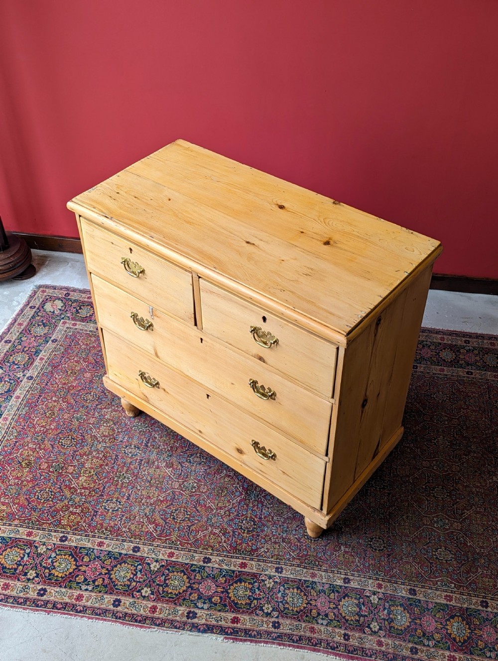 Antique Victorian Pine Chest of Drawers View IX