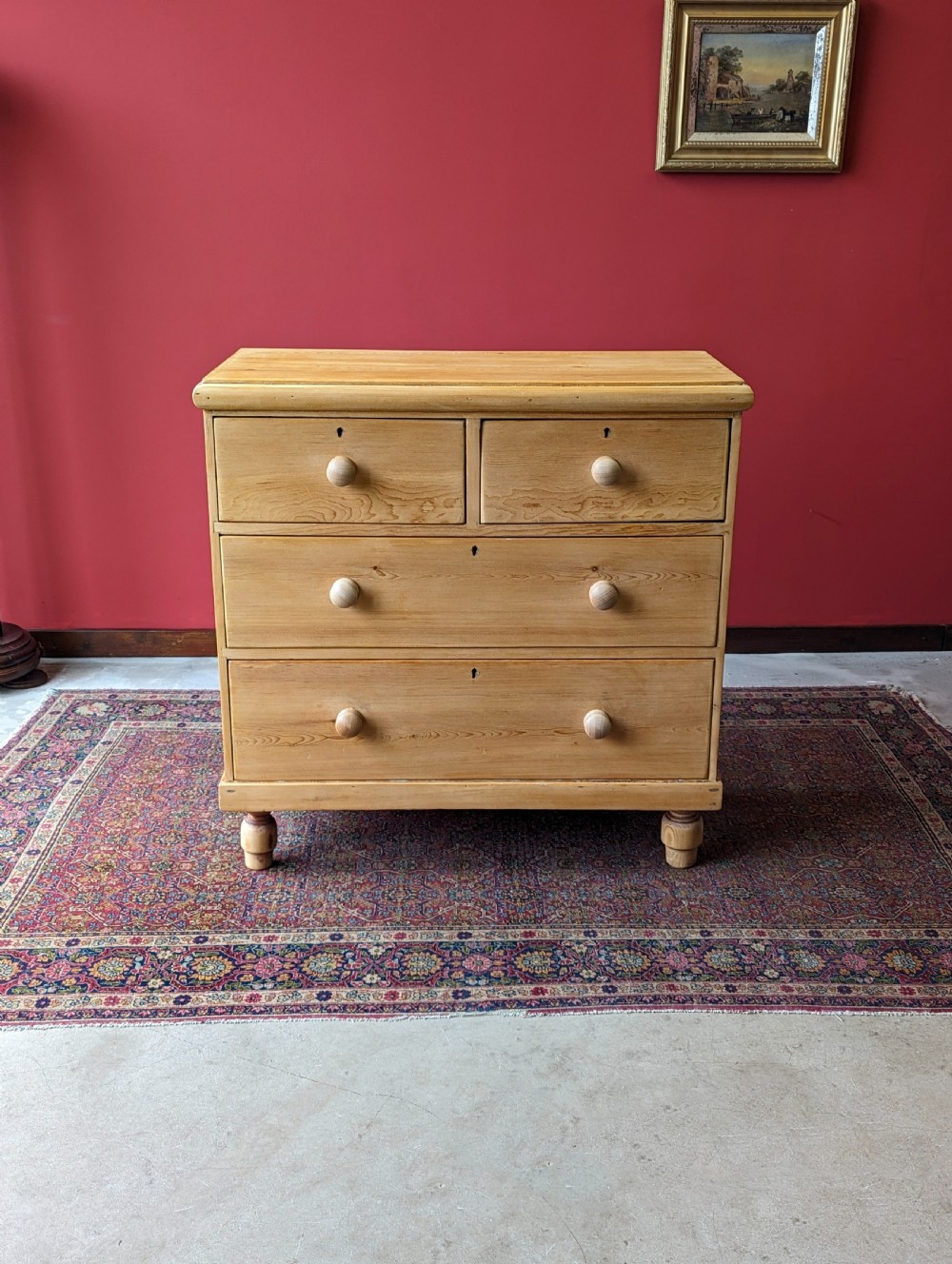 Antique Victorian Pine Chest of Drawers View II