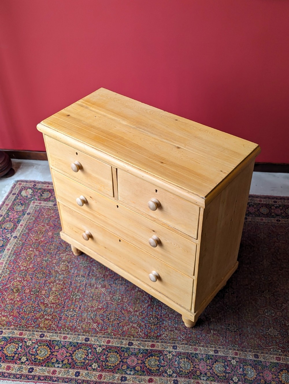 Antique Victorian Pine Chest of Drawers View VI