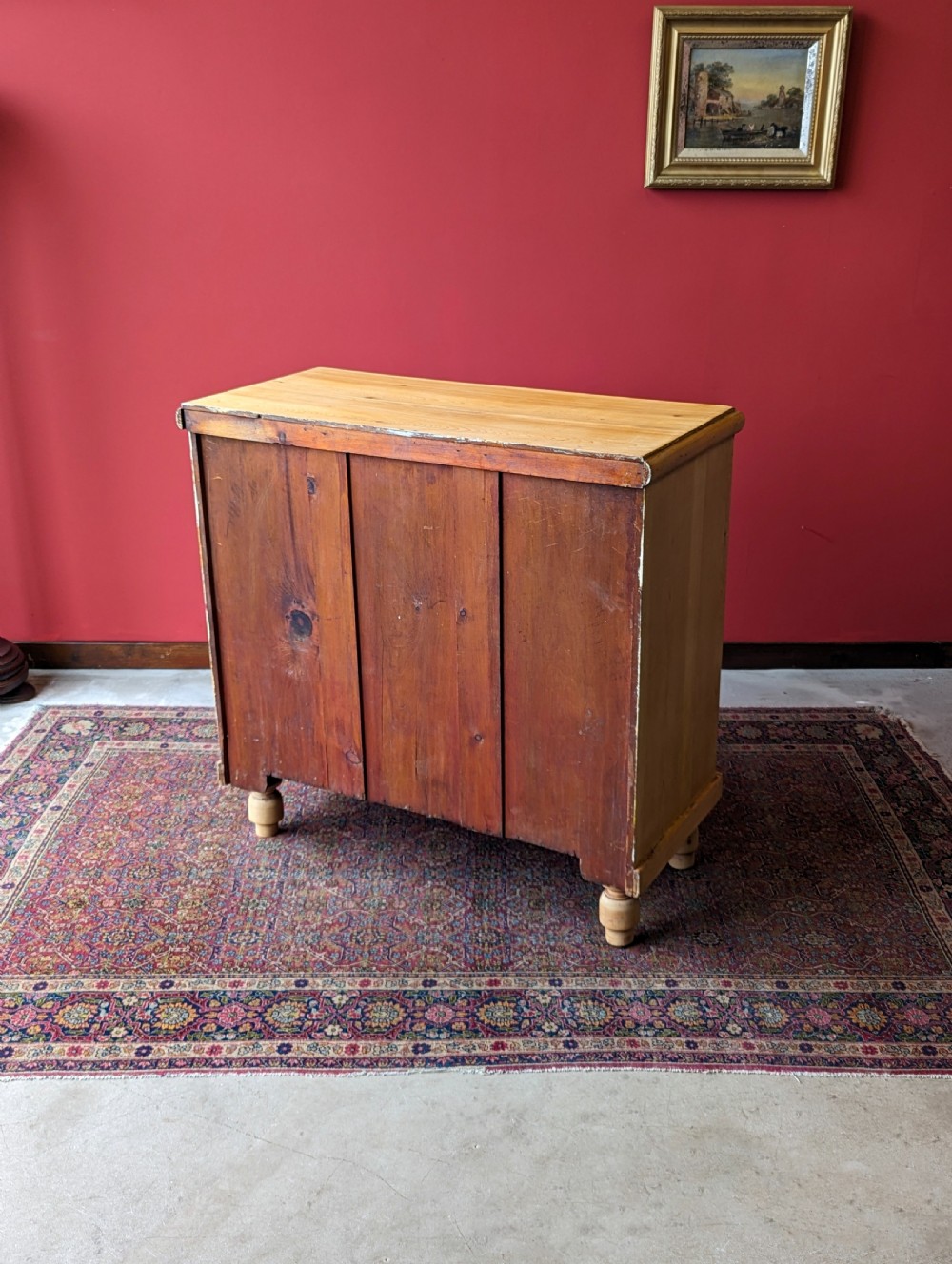 Antique Victorian Pine Chest of Drawers View VII
