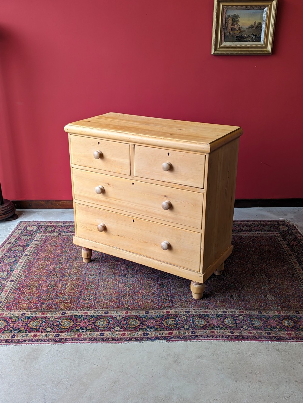 Antique Victorian Pine Chest of Drawers View IX