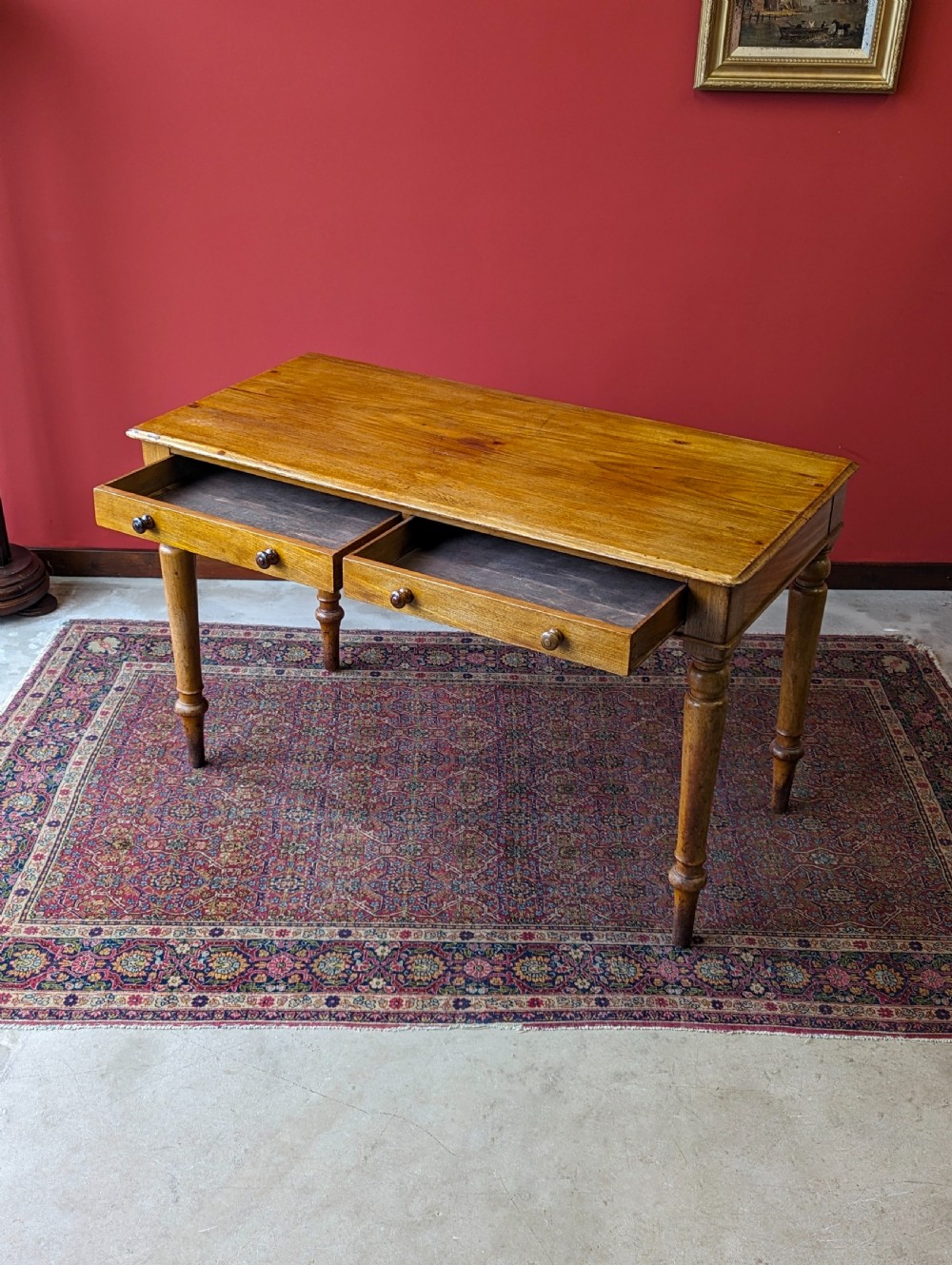 Antique Early 20th Century GWR Mahogany Desk View V
