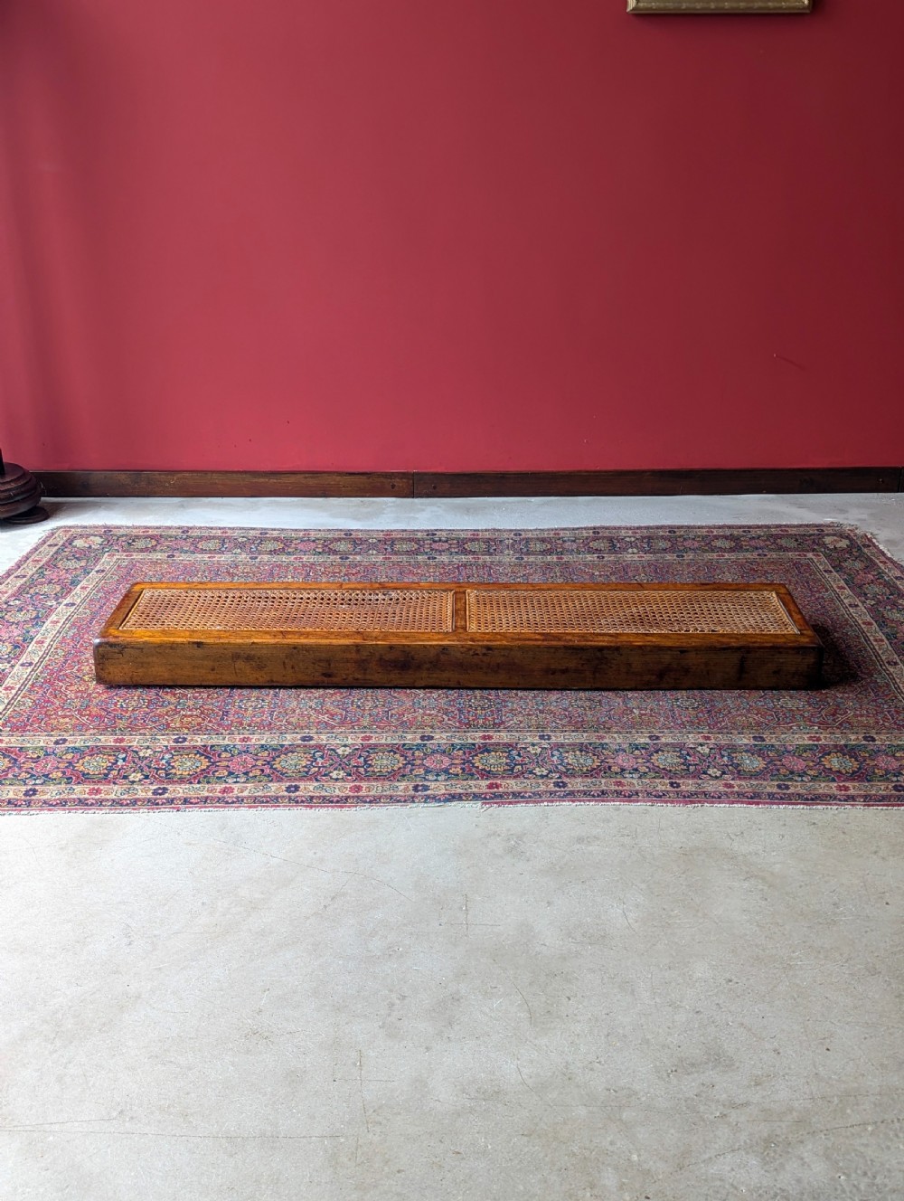 Antique 19th Century Folding Campaign Bench View II