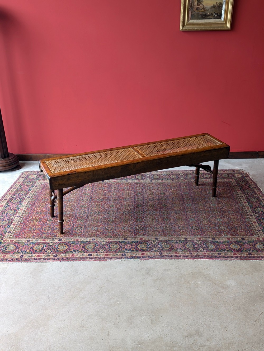 Antique 19th Century Folding Campaign Bench View VIII