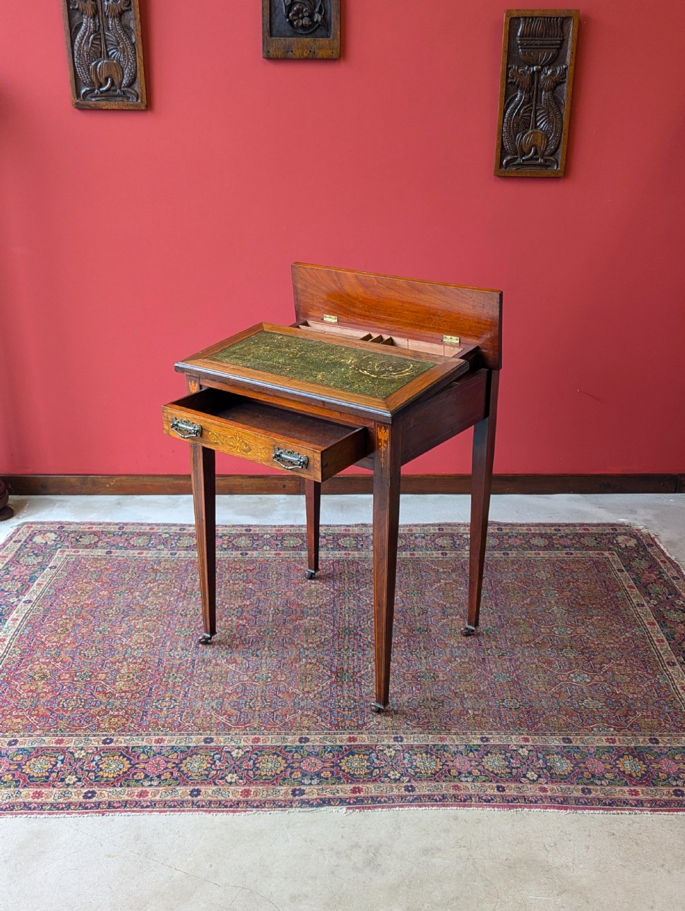Antique Victorian Mahogany Metamorphic Writing Desk View III