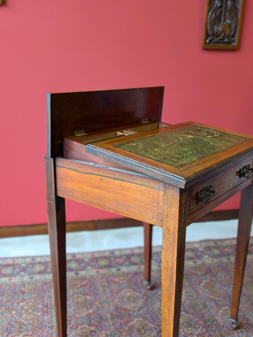 Antique Victorian Mahogany Metamorphic Writing Desk View IV