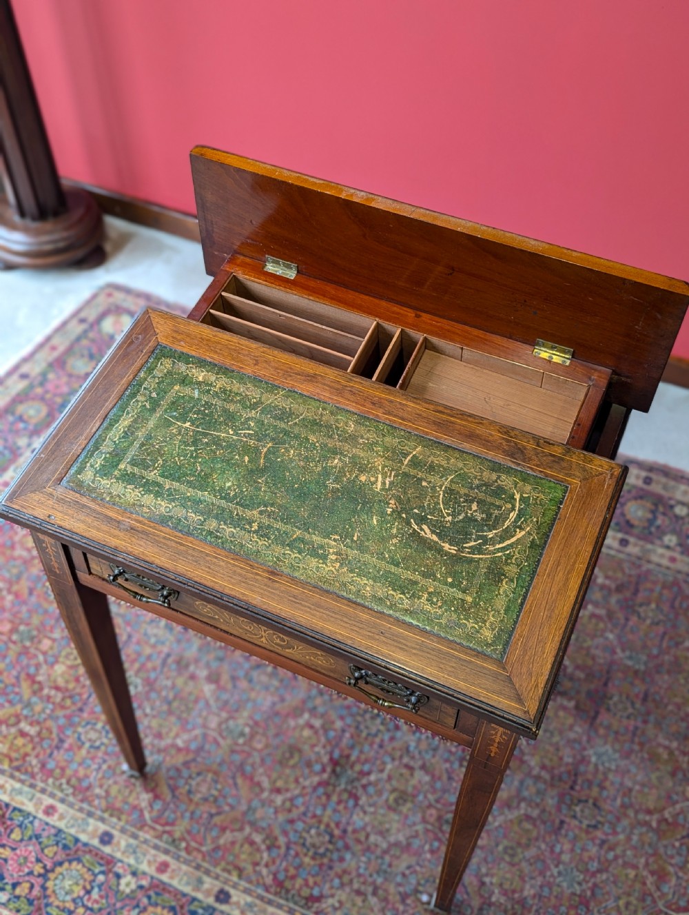 Antique Victorian Mahogany Metamorphic Writing Desk View VIII