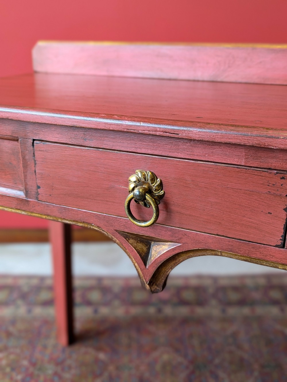 Antique 19th Century Aesthetic Movement Painted Pine Side Table View III