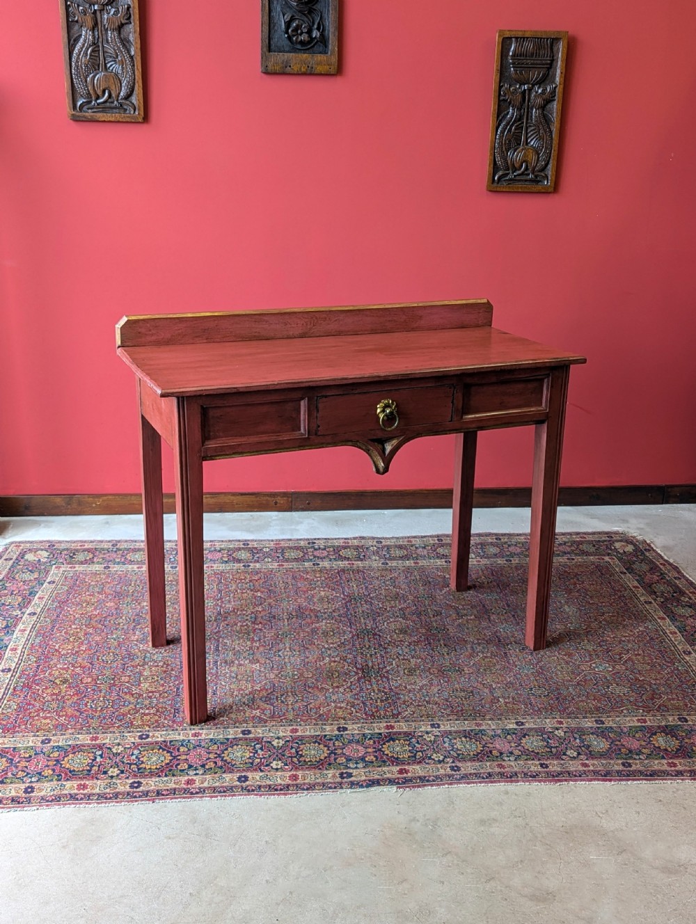 Antique 19th Century Aesthetic Movement Painted Pine Side Table View IV