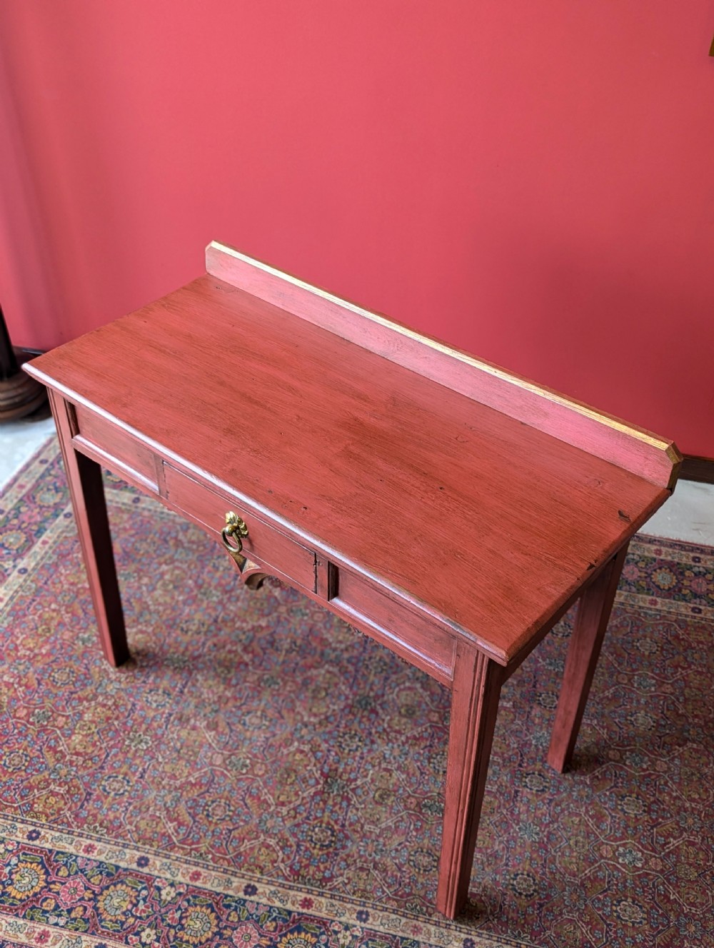Antique 19th Century Aesthetic Movement Painted Pine Side Table View IX