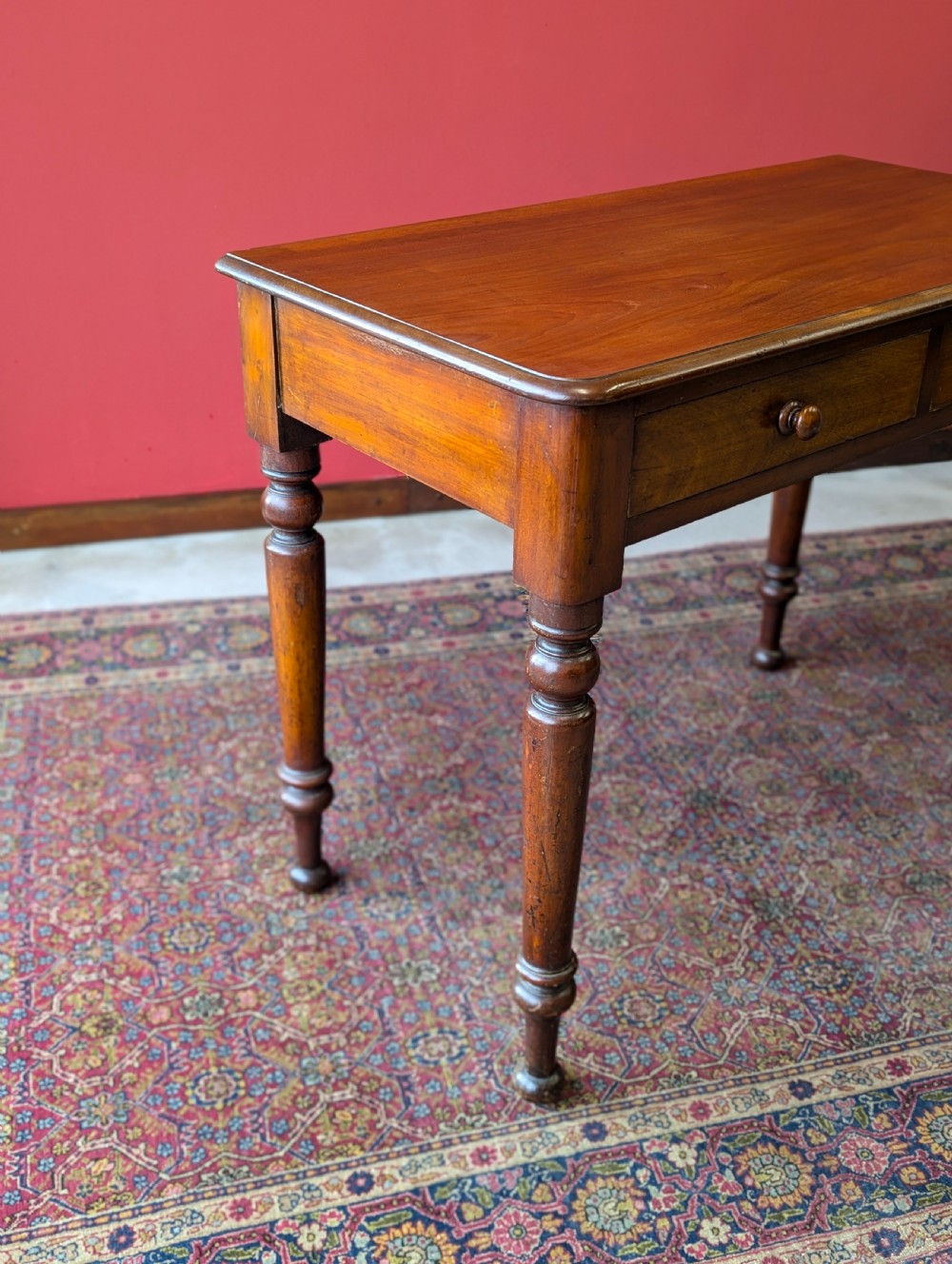 Antique Victorian Mahogany Writing Table View IV