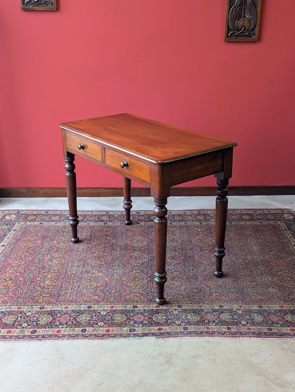 Antique Victorian Mahogany Writing Table View V