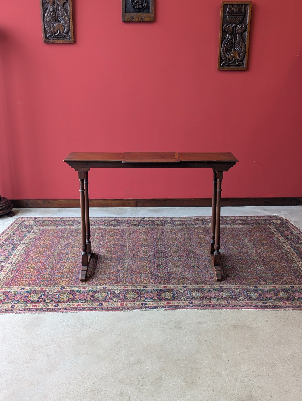 Antique Victorian Mahogany Metamorphic Music Stand / Reading Table View II