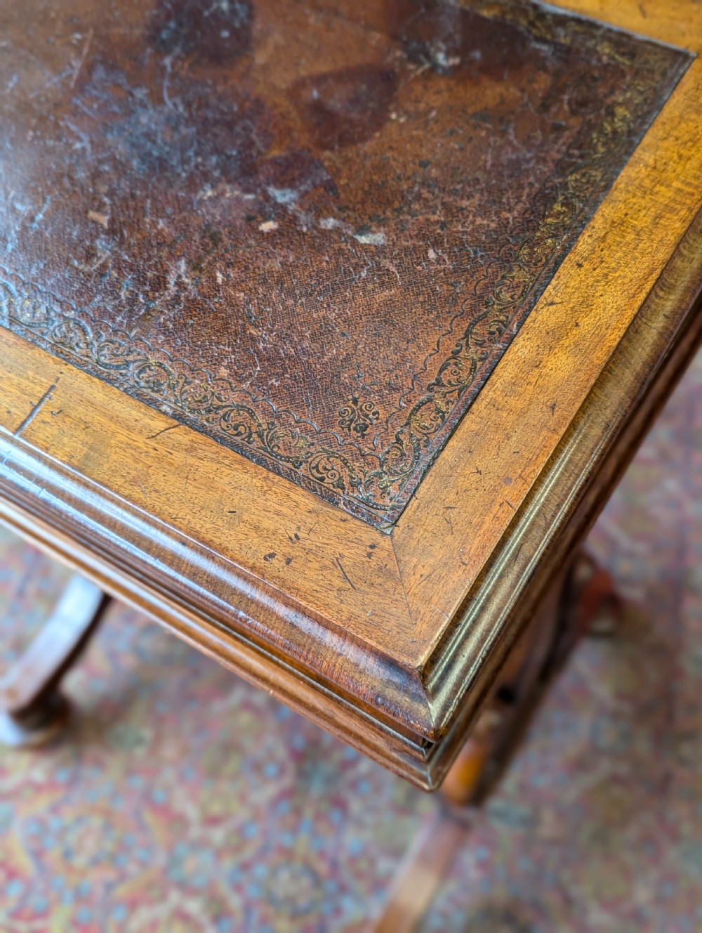Antique Victorian Mahogany Davenport Writing Desk View VII