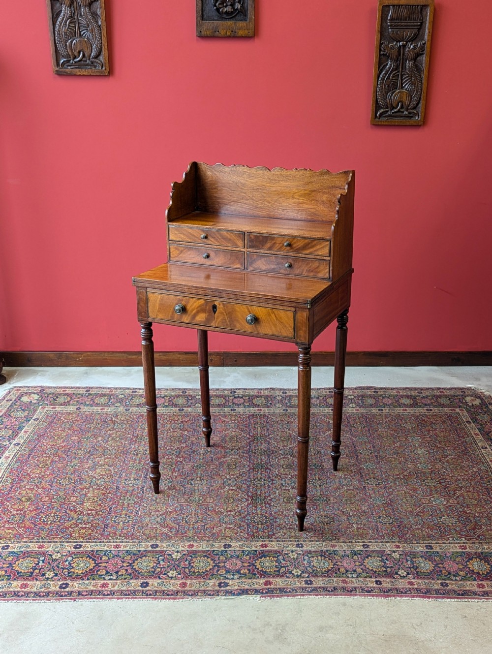 Antique Georgian Mahogany Writing Desk