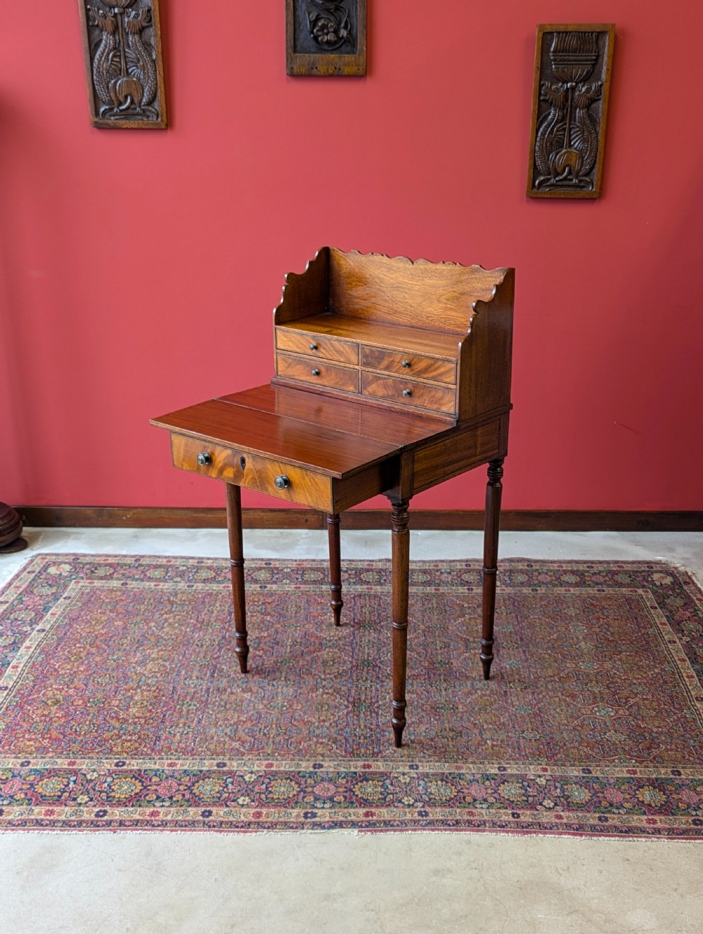 Antique Georgian Mahogany Writing Desk View II