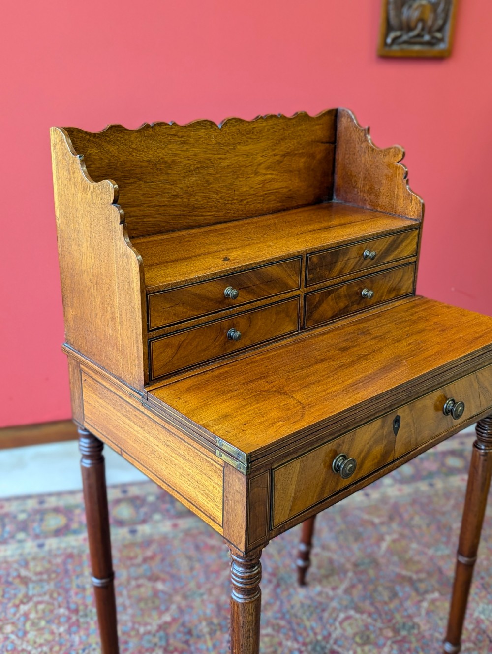Antique Georgian Mahogany Writing Desk View III
