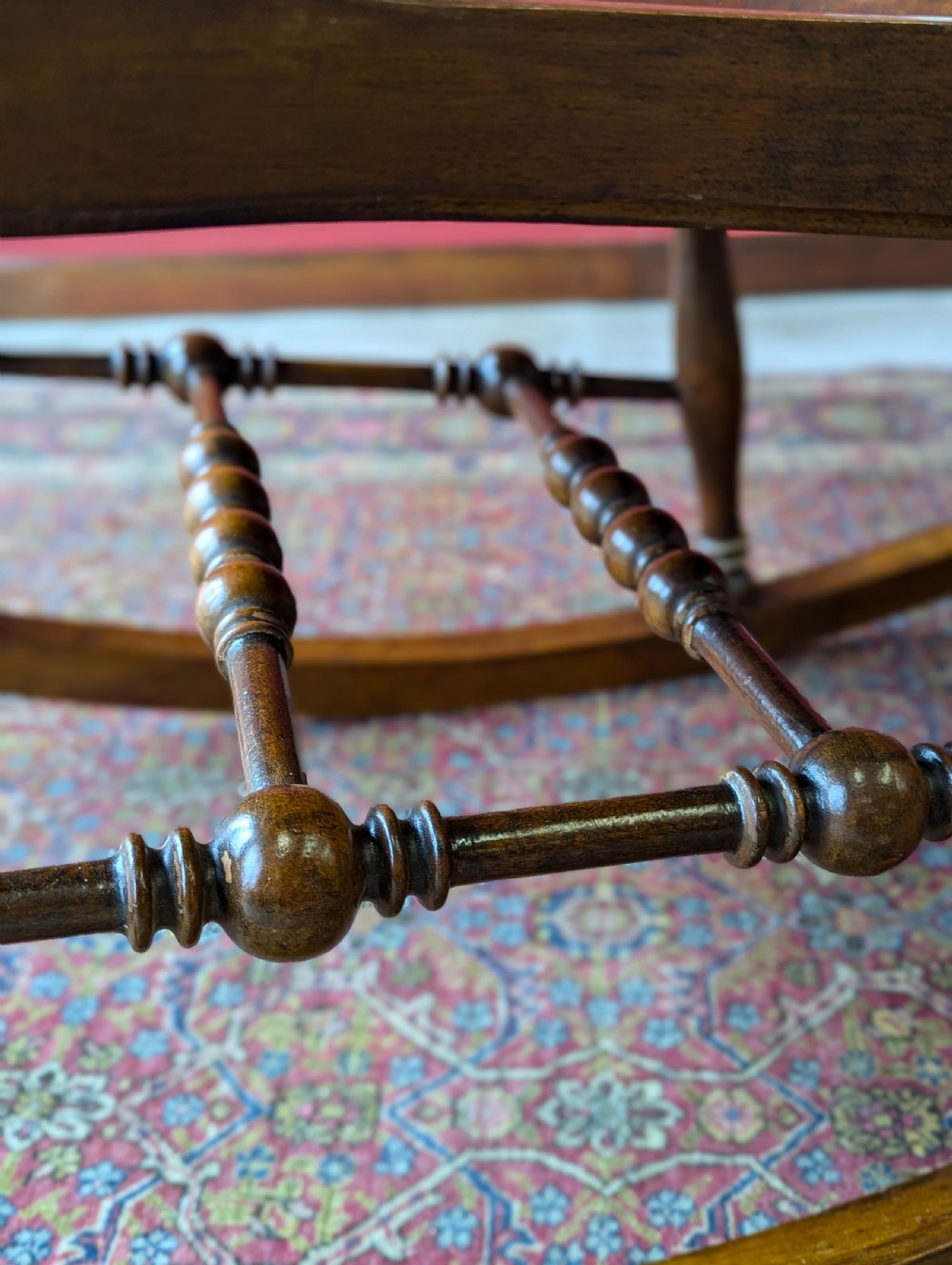 Antique Victorian Birch Rocking Chair c.1890 View VII