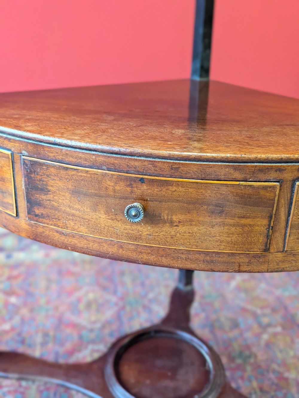 Antique Georgian Mahogany Corner Stand View IV