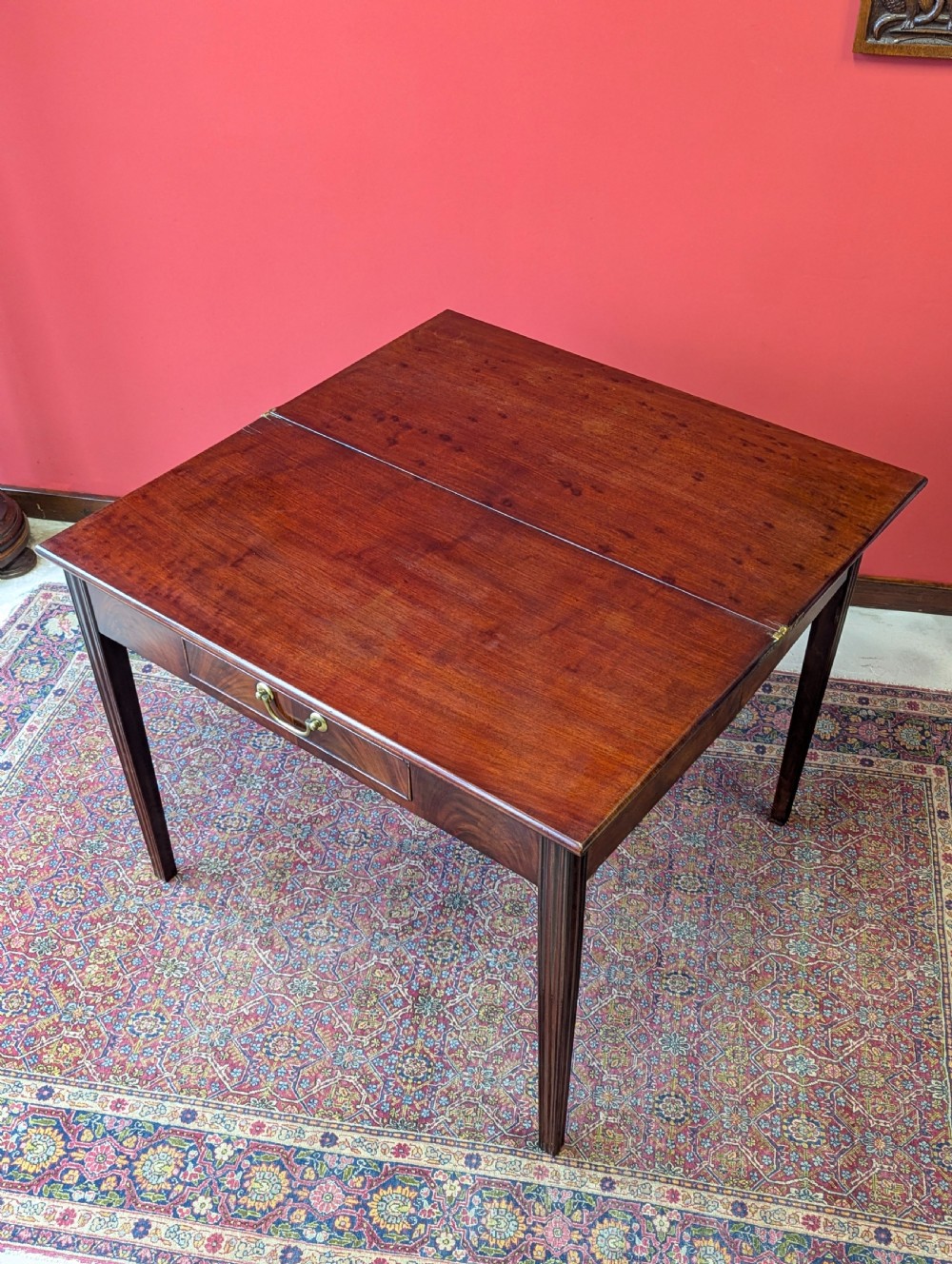 Antique Georgian Mahogany Fold Over ea Table
 View IX