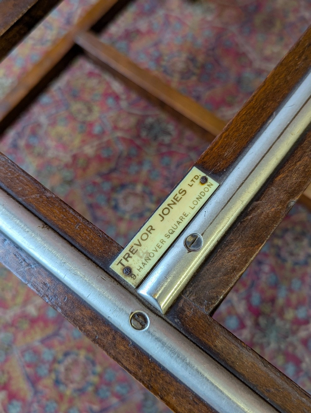 Antique Early 20th Century Combination Luggage Stand Stool View V