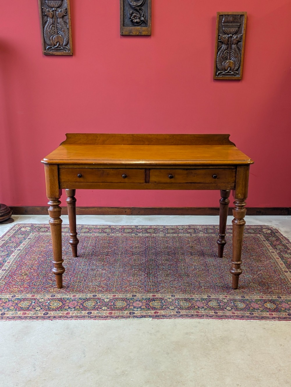 Antique Victorian Mahogany Writing Table View II